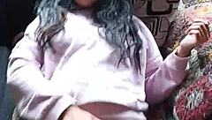 masturbating with exquisite moans from chilean brunette prostitute