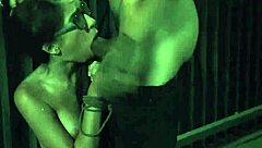 Blonde teen 18+ in glasses gets dominated with toys and hardcore sex by guys