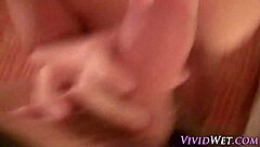 blonde teacher spunked in hardcore pov blowjob