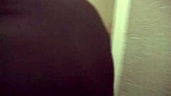 Horny couple sneaks away from university party for blowjob and bent over sex