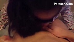 Submissive Teen Gives Incredible Blowjob And Swallow To Milf