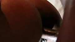 amateur power drive with mature ebony participant