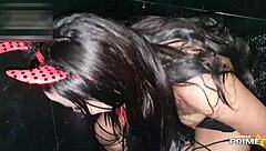 Latina Blows Big Cock