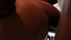 amateur power drive with mature ebony participant