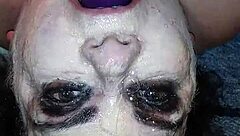 Ms Tl Throat Gets Messy With Dildo Toys In Emotional Session.