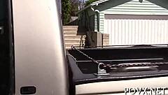 Chrissy saunders sucks cock in pov blowjob