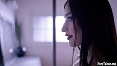 Slut teen 18+ got rough banged in domination threesome