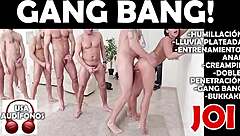 Gangbang Humiliation With Creampie And Double Penetration. My Body Shakes From Every Cumshot!