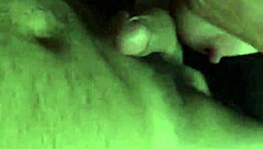 hot blonde says, 'let me play with your cock,' gives blowjob with big tits