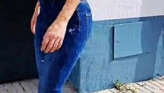 Sexiest Walking Ever On Street Braless