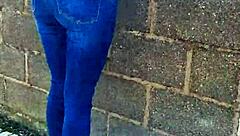 Sexiest Walking Ever On Street Braless