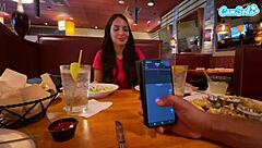 Cumming In Public With Interactive Toy