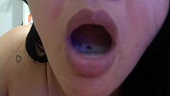 Teen skips class for blowjob and cumshot from married neighbor on webcam