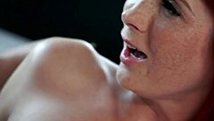 redhead eurobabe gets pussy fucked from behind erotically