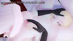 Jaune Fucks Glynda And Winter With Titty Fuck, Handjob, Creampie, And Facial In Hentai Group!