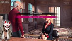 Jessica Oneil's Hard News Episode 4: Blonde MILF In Office Cartoon 3D Game At Work