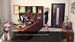 Jessica Oneil's Hard News Episode 4: Blonde MILF In Office Cartoon 3D Game At Work