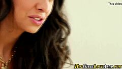 blonde teen's ass gets toyed by lesbian for first time