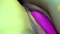 Teen 18+ masturbates intensely