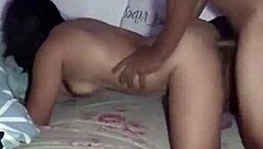 Amateur brunette explores new experiences