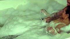 Watch me blow bubbles with this monster cock, she says teasingly