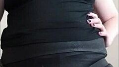 Bitchy femdom with strapon demands your submission in POV domination