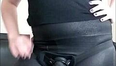 Bitchy femdom with strapon demands your submission in POV domination