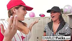 Charley Chase Seduces Natasha in Hot Lesbian Action