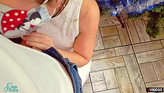 want to fuck my step sister after christmas dinner? creampie in panties.