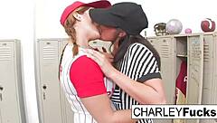 Charley Chase Seduces Natasha in Hot Lesbian Action