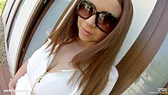 Marina Visconti flaunts big boobs and gets fucked hard by Prime Cups!