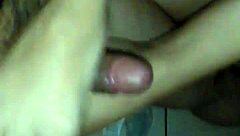 Foot job pies leche pu�eta
