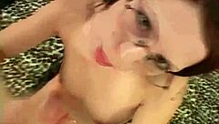 Petite slut Capri jerks off cock until cum explodes!