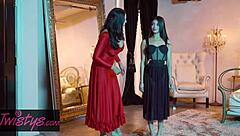 knows best - missy martinez and veronica rodriguez dancing cheek to cheek with tits and pussy in lesbian milf scene