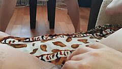 Do you dare masturbate on neighbor's wet pussy?