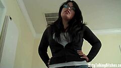 Slave gets cock milked by sexy mistress