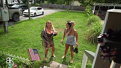 Who Fucks Harder? Stepmom, Stepdaughter, or Stepsister in Melon Showdown?