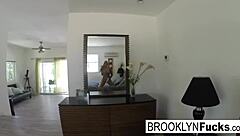 Hot Blonde Babe Brooklyn Masturbates Provocatively