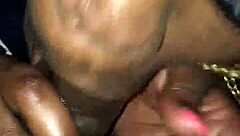 Oh Wow, Tampa Freak Devours Monster Black Cock in Homemade Blowjob!