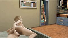 Stepson catches stepmom masturbating and takes her hard in wild anal action. This milf couldn't resist the urge!