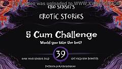 erotic audio challenges women to orgasm five times