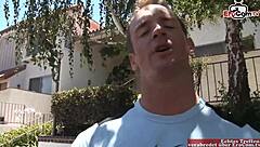 Curvy Brunette Teen With Big Natural Boobs Gets Picked Up Outdoor