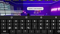 roblox master trains new slave in sucking and licking techniques