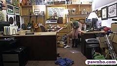 Pretty Blonde Sucked and Railed by Pervert Pawn Man