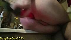 i sexyboygay2023 love passive fisting with hard phallos 28