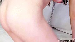 this teen's natural tits bouncing in bdsm bondage is pure pleasure