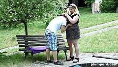 Ever tried face sitting by the pool with a curvy femdom?