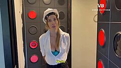 Nymphomaniac Engineer Begs For Creampie!