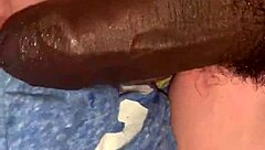 white girl sucking big black cock in stockton, is it sloppy?