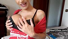 homemade couple enjoys intimate moments